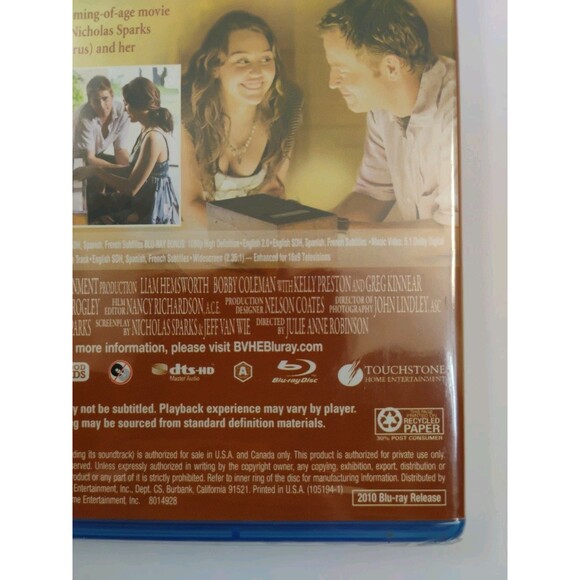 The Last Song (2010) - Blu-ray + DVD [Sealed] - Picture 8 of 14